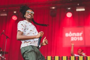 Tota l’empatia de la rapera anglesa Little Simz a la primera jornada del Sónar 2018