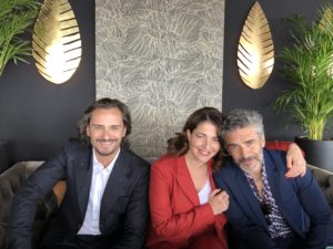 VICENÇ BATALLA | Asier Etxeandia, Nora Navas y Lorenzo Sbaraglia, actores de <em>Dolor y gloria</em> en Cannes