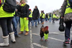 © ÉRIC HADJ PER PARIS MATCH | Una icona de les armilles grogues, en una manifestació a Bourges el 12 de gener de 2019