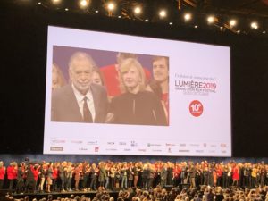 VICENÇ BATALLA | La clausura del Festival Lumière, amb Coppola i l'actriu francesa Aurore Clément, abans de la projecció d'Apocalypse now final cu