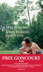 ARXIU | La portada de l'original francès de Leurs enfants après eux, de Nicolas Mathieu, publicat a Actes Sud