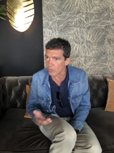 VICENÇ BATALLA | Antonio Banderas, durante el encuentro con la prensa en el Festival de Cannes en mayo pasado por Dolor y gloria