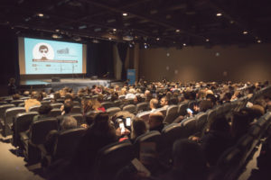 ARCHIVE | L'auditorium de l'Institut français de Barcelona, dans la séance d'inauguration du festival Ohlalà! de la deuxième édition en mars 2019