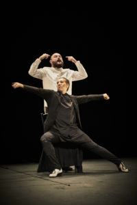 CHRISTOPHE RAYNAUD DE LAGE | Niño de Elche i Israel Galván, en plena performance del seu Mellizo doble a Avinyó