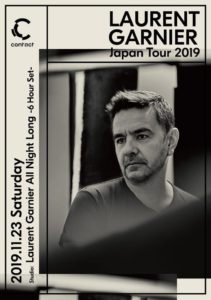 ARCHIVE | Affiche de la tournée de Laurent Garnier au Japon en 2019