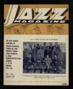 ARXIU | Portada de novembre del 1935 de la revista Jazz Magazine, del Hot Club de Barcelona