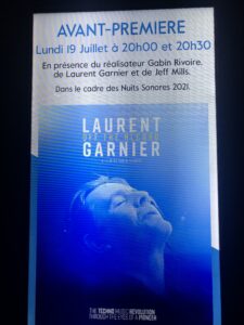 VICENÇ BATALLA | L'affiche de la présentation du documentaire <em>Laurent Garnier : Off the Record</em> au cinéma Comœdia de Lyon