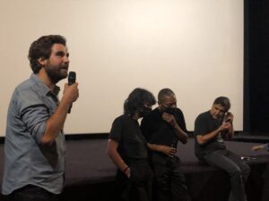 VICENÇ BATALLA | Gabin Rivoire, director de <em>Laurent Garnier: Off the Record</em>, presentant el seu documental