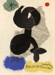 FUNDACIÓ JOAN MIRÓ | Illustration de Joan Miró pour le livre <em>Parler seul</em> (1948-1950), de Tristan Tzara, inspiré par son séjour au sanatorium de Saint-Alban