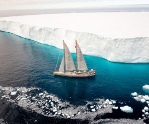 MAÉVA BARDY/ FONDATION TARA OCÉAN | La goleta científica Tara navega pel mar de Weddell, a l’est de l'Antàrtida, per prendre mostres d'aquest iceberg i estudiar l’impacte del seu desgel en els microbiomes marins