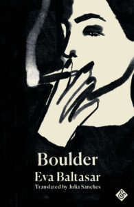 Couverture de la version en anglais de <em>Boulder</em>, d'Eva Baltasar, publié par And Other Stories et traduit par Julia Sanches